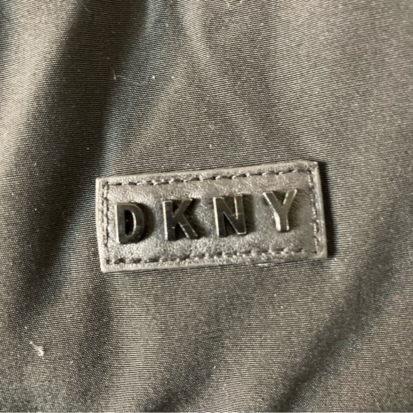 Heavy Duty DKNY Black Winter Coat - Picture 3 of 5